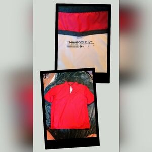 Nike Golf Red Polo Shirt